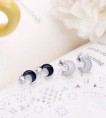 AD024  ♥日月星辰♥矽膠防敏耳針